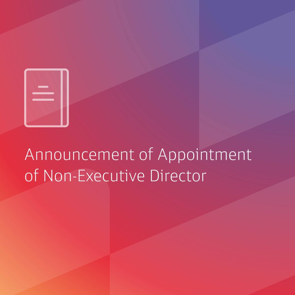 Announcement of Appointment Of Non-Executive Director