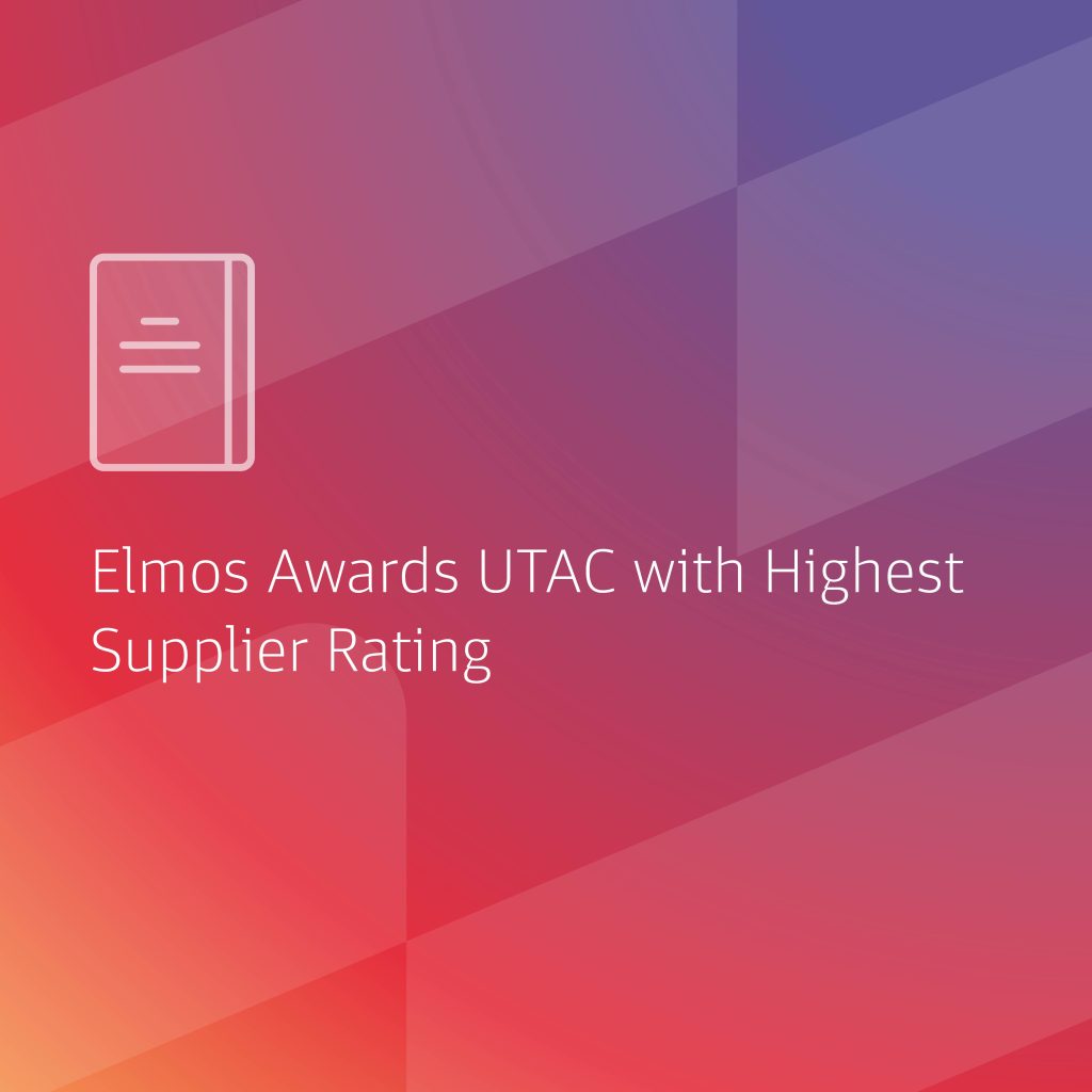 Elmos Awards UTAC with Highest Supplier Rating